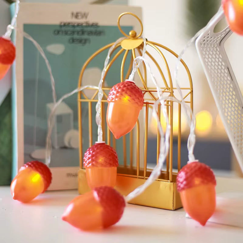 Festive LED Christmas String Lights - 10/20/40 Lights for Indoor Decor, Perfect for Trees and Parties!