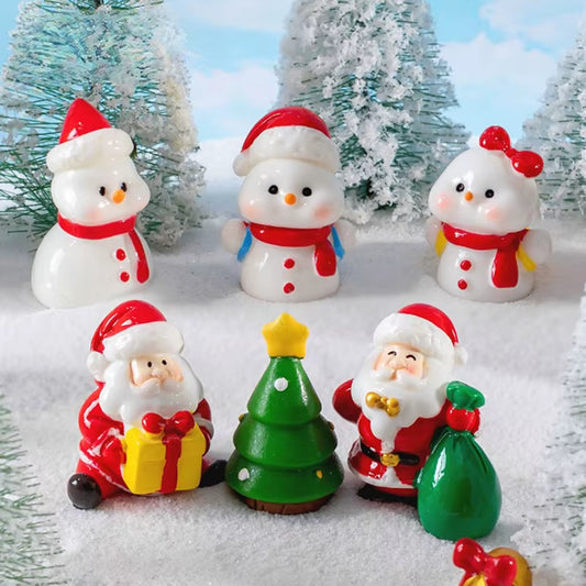 Festive Santa Claus Statue - Perfect Desk & Home Ornament for Christmas Cheer!