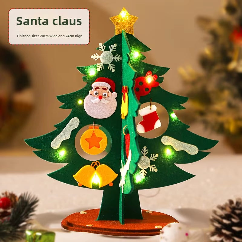 DIY Felt Christmas Tree Kit for Kids - Fun Handmade Xmas Craft Decoration & Unique New Year Gift 2025