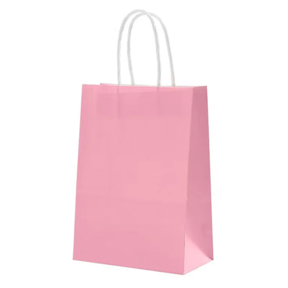 Vibrant Kraft Paper Gift Bags - Perfect for Holidays, Birthdays, Weddings & Parties - Set of 10/30 Pcs