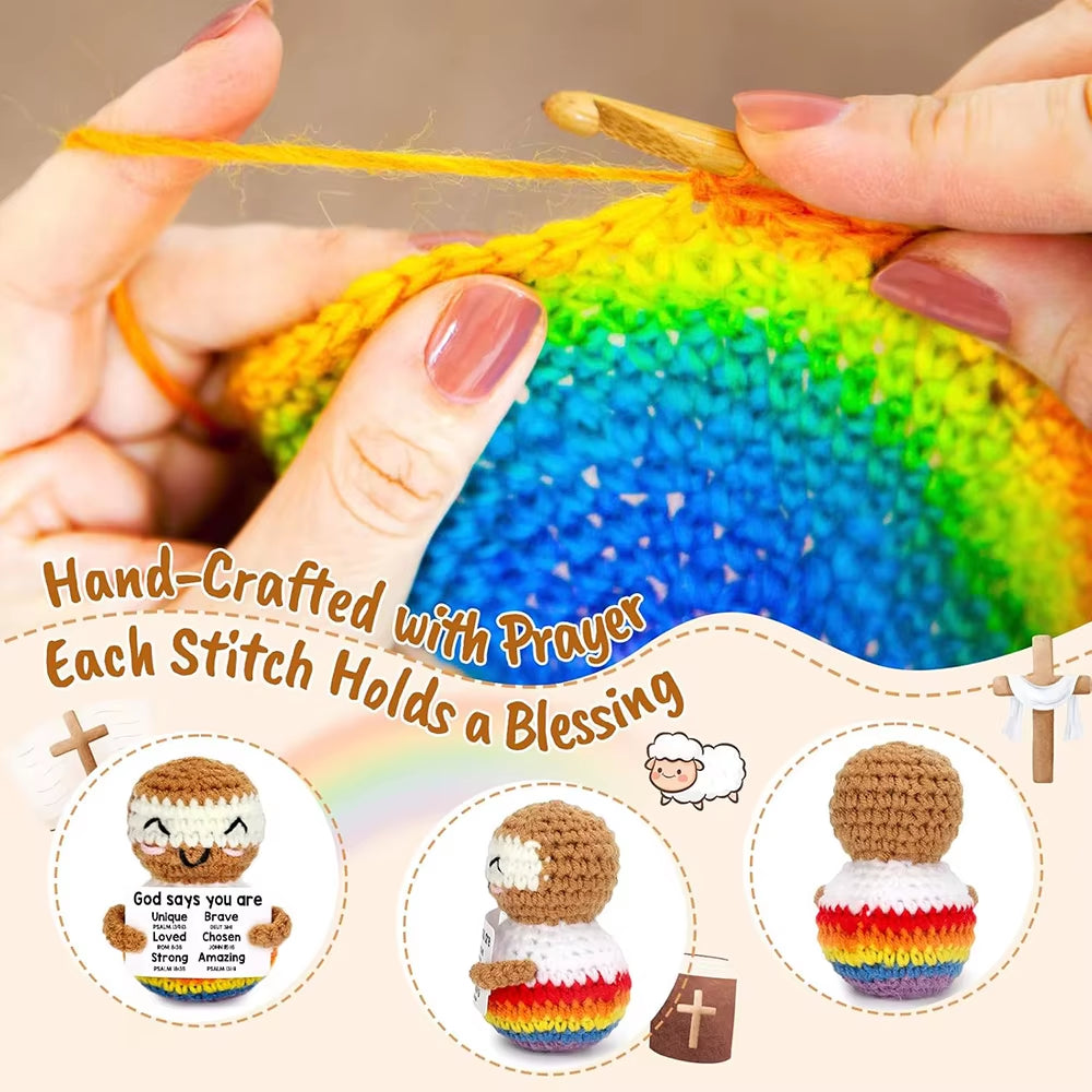 Adorable Mini Knitted Potato, Avocado & Duck Dolls - Perfect Cheer-Up Gifts for Birthdays & Special Occasions!