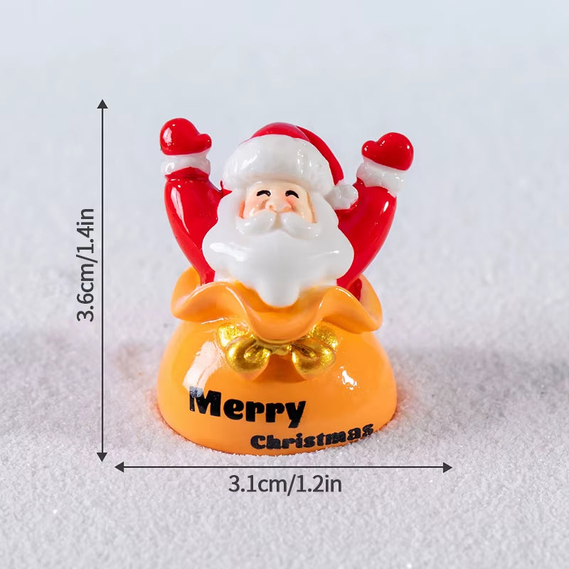 Festive Santa Claus Statue - Perfect Desk & Home Ornament for Christmas Cheer!