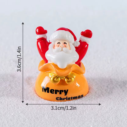 Festive Santa Claus Statue - Perfect Desk & Home Ornament for Christmas Cheer!