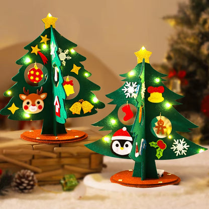 DIY Felt Christmas Tree Kit for Kids - Fun Handmade Xmas Craft Decoration & Unique New Year Gift 2025
