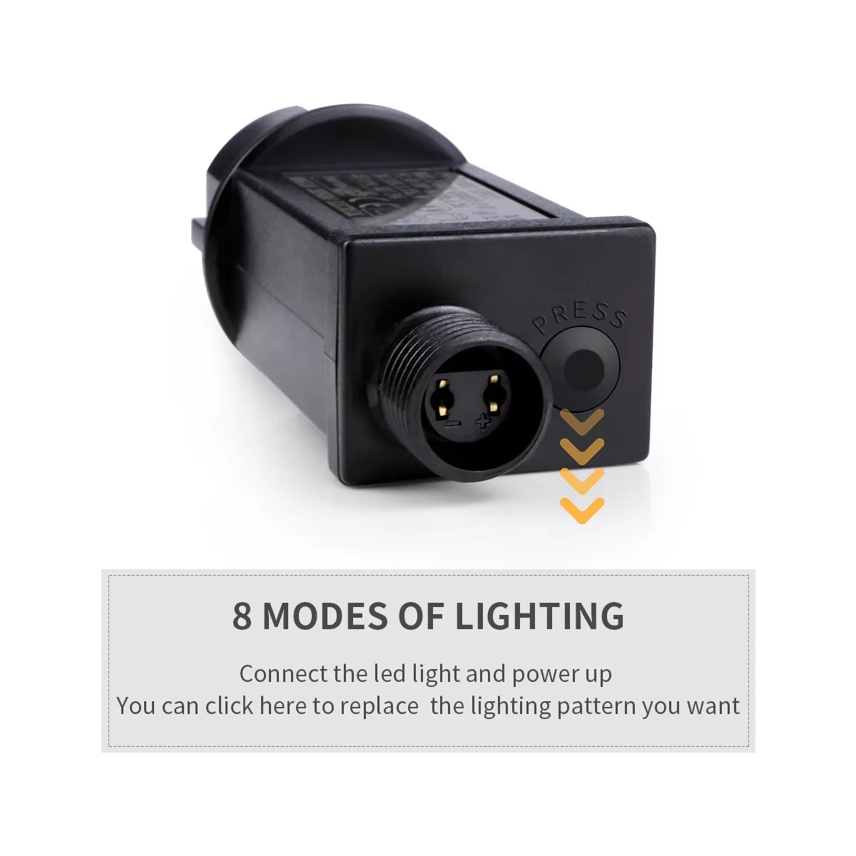 Twinkle Star LED String Lights - 100M/50M Waterproof with 8 Lighting Modes for Outdoor Garden, Lawn & Christmas Decor