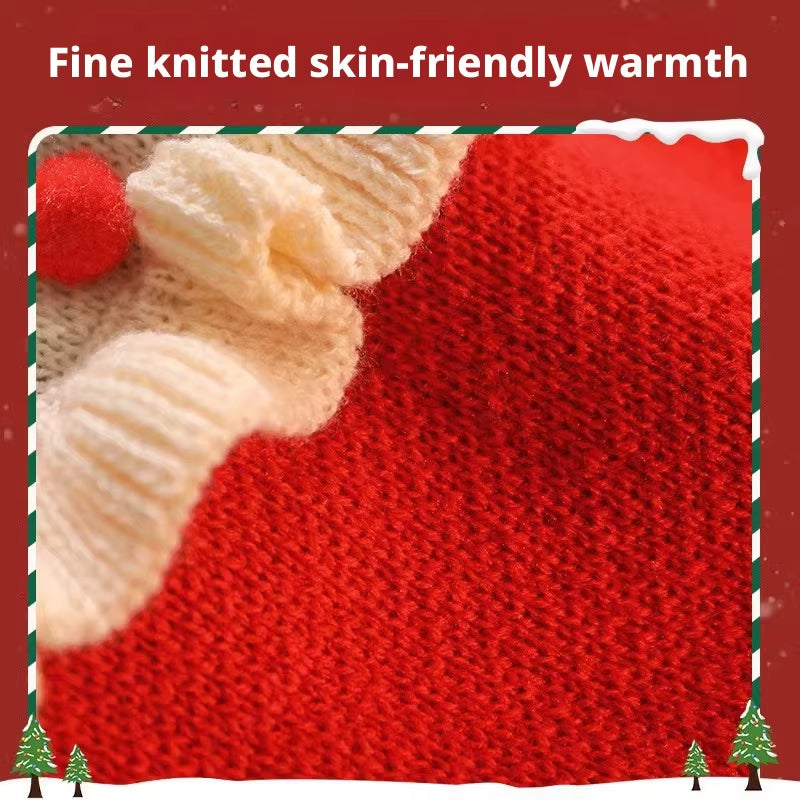 Adorable Christmas Cat & Dog Costumes - Cozy Santa Sweater for Holiday Fun!