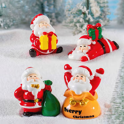 Festive Santa Claus Statue - Perfect Desk & Home Ornament for Christmas Cheer!