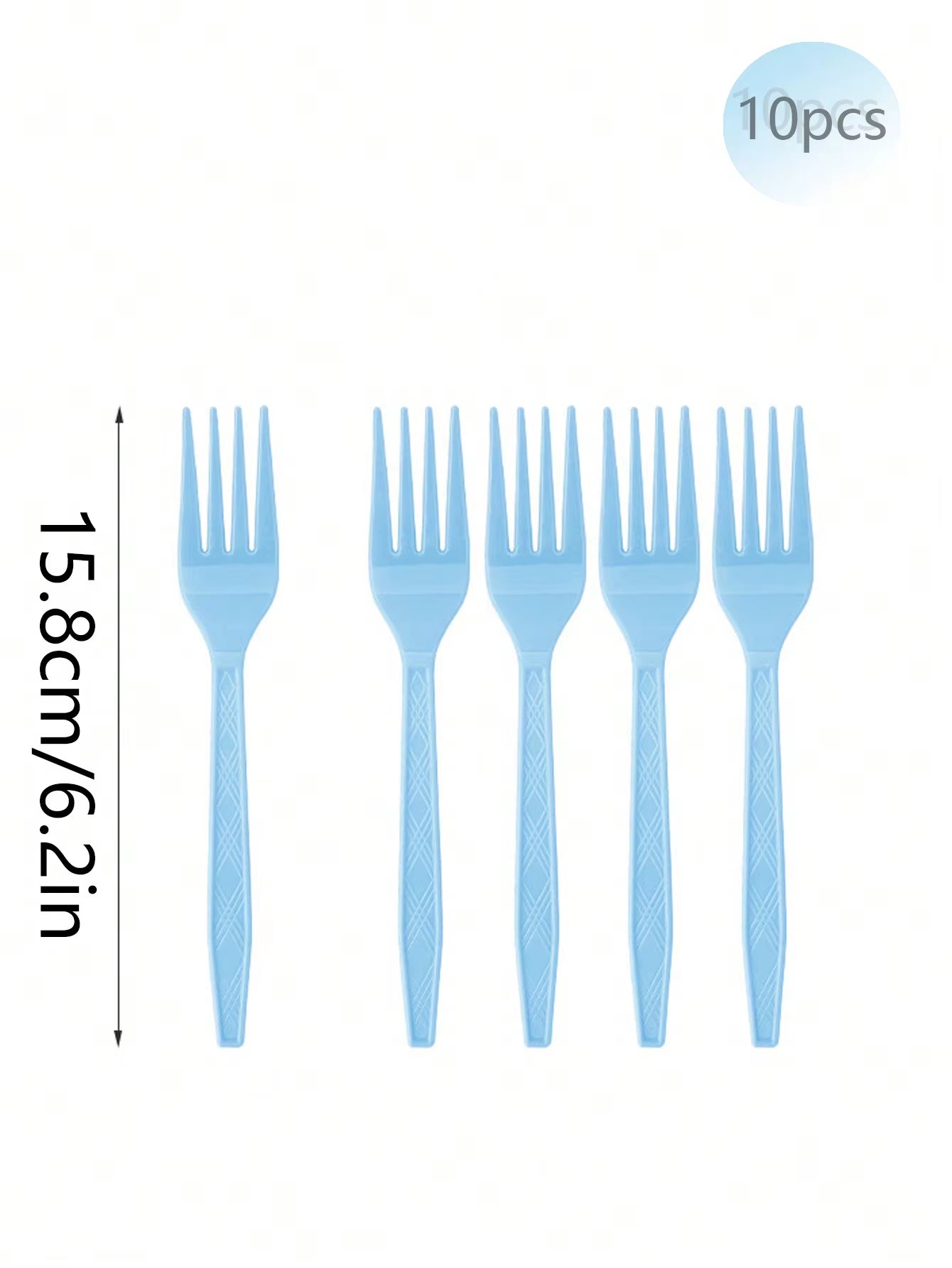 Charming Solid Light Blue Birthday Party Supplies for Super Girls - Disposable Tableware Set with Napkins, Cups, Plates, Tablecloths, and Straws