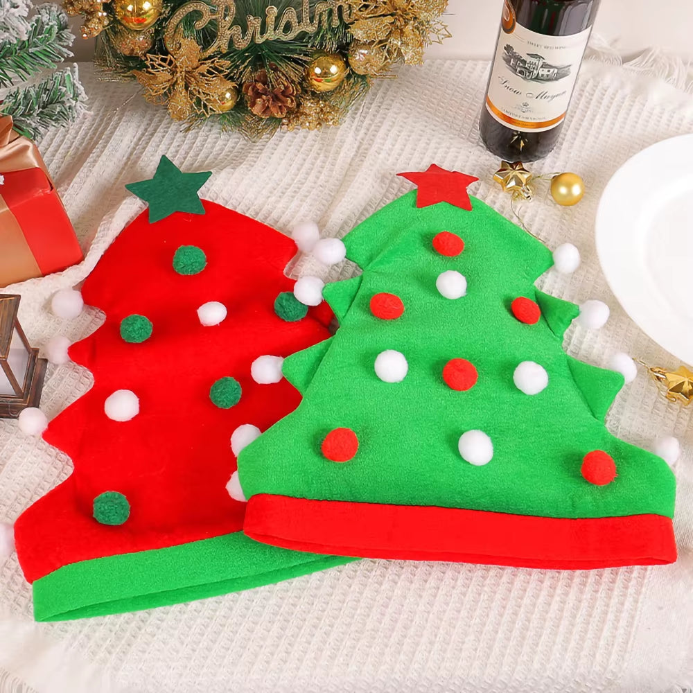 Funny Christmas Tree Beanie Hat - Perfect Holiday Gift for Kids & Festive New Year Parties!