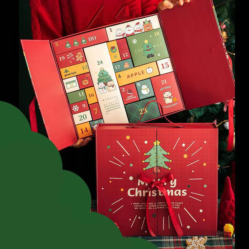 Craft Your Own Magical Countdown: Unique DIY Christmas Advent Calendar with 24 Empty Cardboard Boxes!