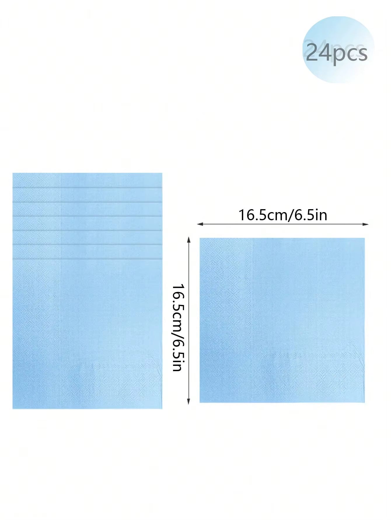 Charming Solid Light Blue Birthday Party Supplies for Super Girls - Disposable Tableware Set with Napkins, Cups, Plates, Tablecloths, and Straws