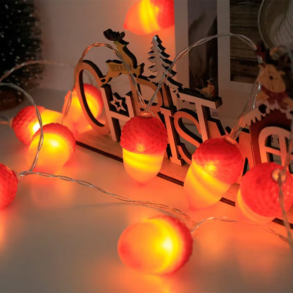Festive LED Christmas String Lights - 10/20/40 Lights for Indoor Decor, Perfect for Trees and Parties!