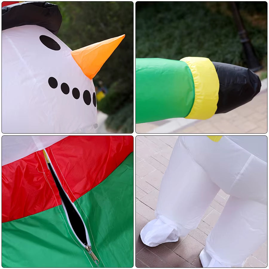 Hilarious Inflatable Christmas Costumes - Santa, Reindeer, Snowman & Christmas Tree for Adults - Perfect for Halloween & Carnival Parties!