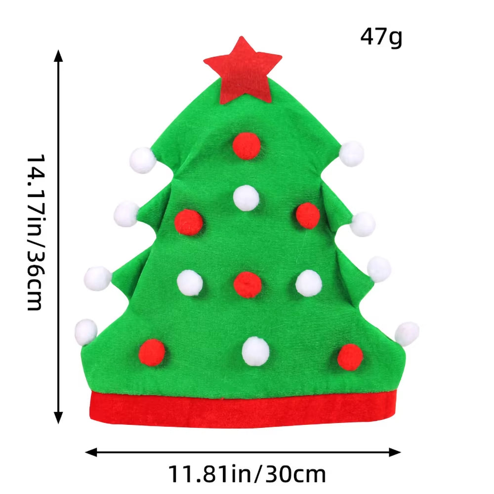 Funny Christmas Tree Beanie Hat - Perfect Holiday Gift for Kids & Festive New Year Parties!