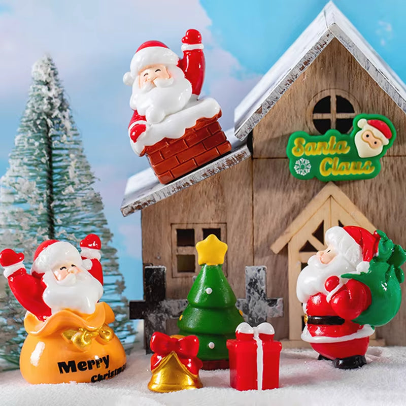 Festive Santa Claus Statue - Perfect Desk & Home Ornament for Christmas Cheer!
