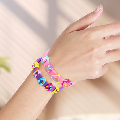 Creative Cartoon Bracelet Making Kit - Fun DIY Jewelry Craft for Kids, Perfect Birthday & Christmas Gift!