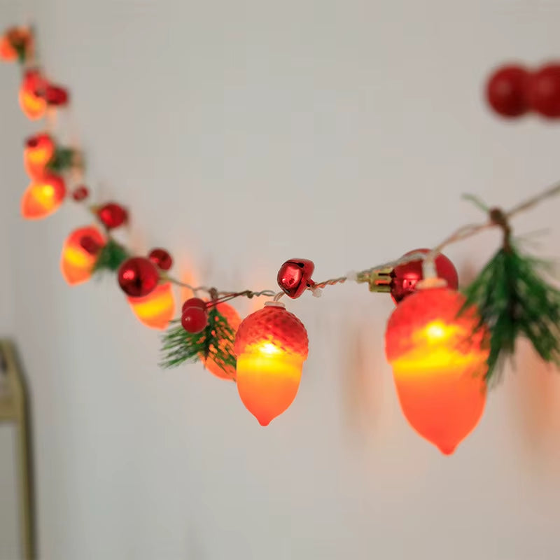 Festive LED Christmas String Lights - 10/20/40 Lights for Indoor Decor, Perfect for Trees and Parties!