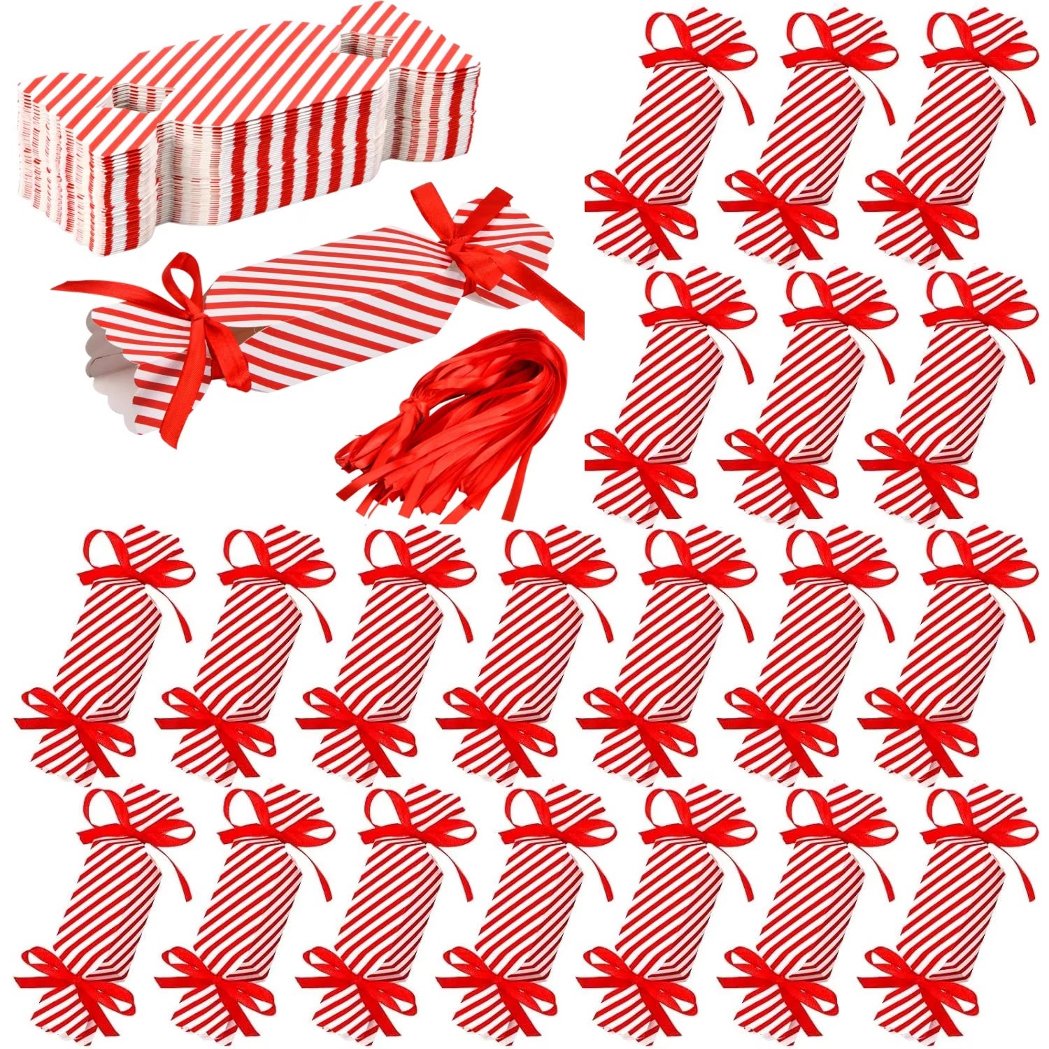 Festive DIY Candy Box for Christmas - Perfect for Sweets, Chocolates, and Cookies! Ideal Party Gift & Wedding Decoration!