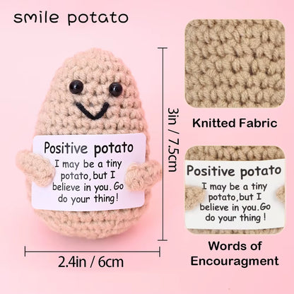 Adorable Mini Knitted Potato, Avocado & Duck Dolls - Perfect Cheer-Up Gifts for Birthdays & Special Occasions!