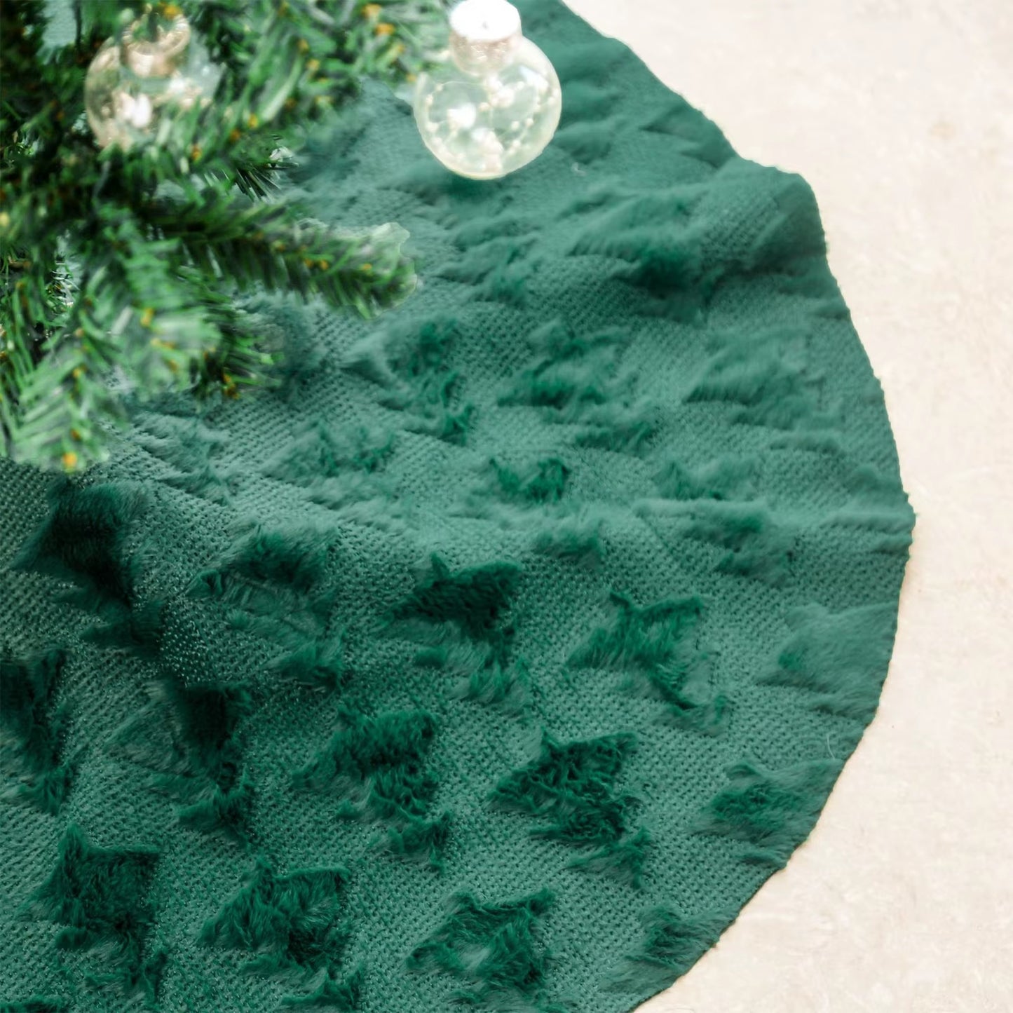 Creative Christmas Tree Skirt - High-Quality Foot Carpet for Festive Home Decor - Perfect for New Year Celebrations!