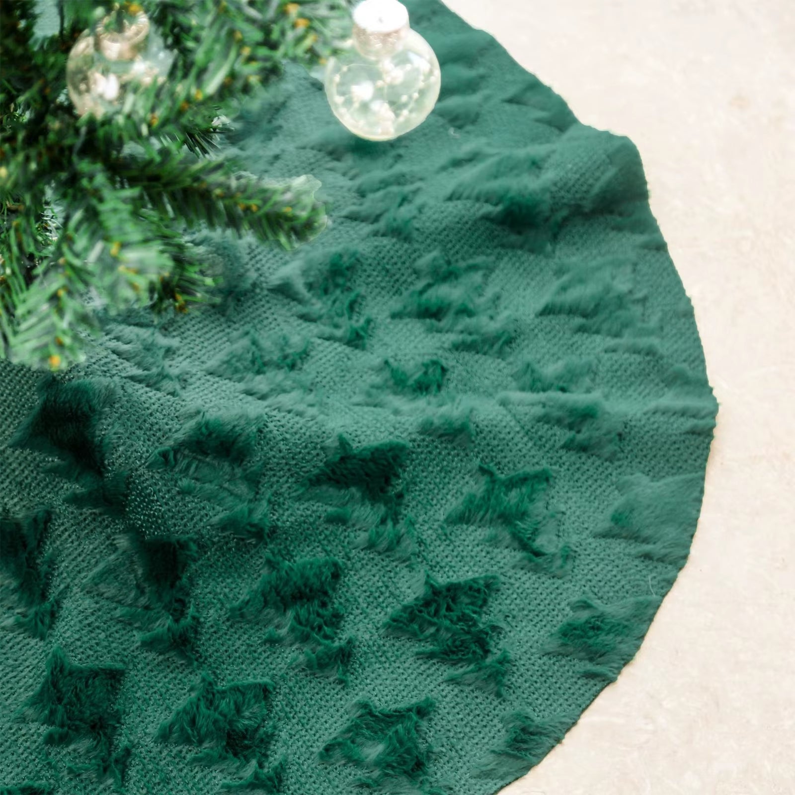 Creative Christmas Tree Skirt - High-Quality Foot Carpet for Festive Home Decor - Perfect for New Year Celebrations!