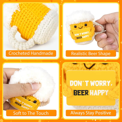 Adorable Mini Knitted Potato, Avocado & Duck Dolls - Perfect Cheer-Up Gifts for Birthdays & Special Occasions!