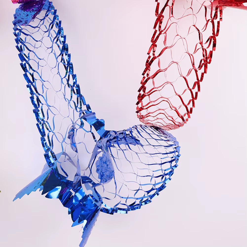 Stunning Christmas Foil Garland - Festive Ceiling Decorations for a Magical Holiday Party!