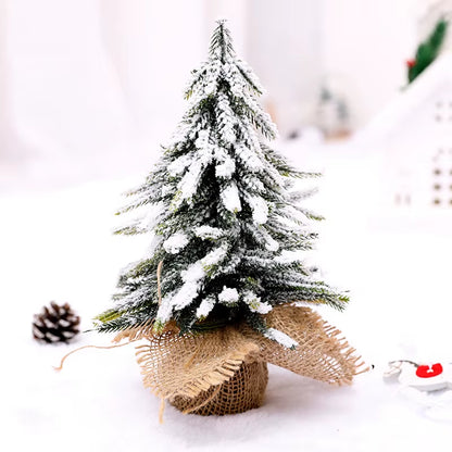 Mini Snow Fir Christmas Tree - Perfect Holiday Decoration for Restaurants and Bars