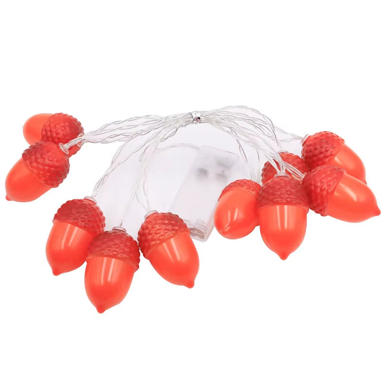 Festive LED Christmas String Lights - 10/20/40 Lights for Indoor Decor, Perfect for Trees and Parties!