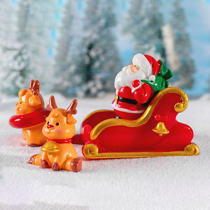 Festive Santa Claus Statue - Perfect Desk & Home Ornament for Christmas Cheer!