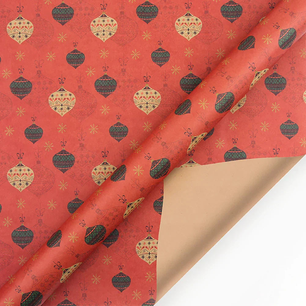Retro Kraft DIY Wrapping Paper – Perfect for Parties, Birthdays, Weddings, and Christmas Gifts!
