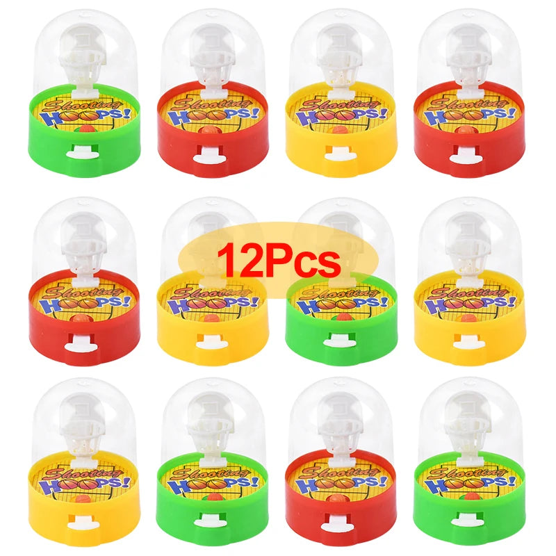 Desktop Basketball Shooting Game - 12/24 Pcs Finger Shooting Toy for Kids, Perfect Birthday Party Favors & School Awards!
