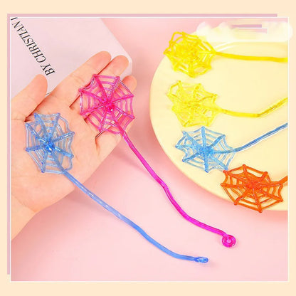 Telescopic Sticky Spider Web Toys - Fun Party Favors for Kids (10/20/30/50 Pcs)
