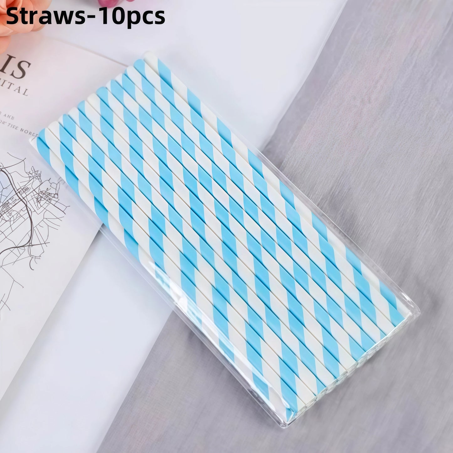 Festive Frozen Snowflake Party Supplies Set - Blue & Purple Tableware with Cups, Plates, Napkins, and Tablecloth for Christmas & Birthday Celebrations