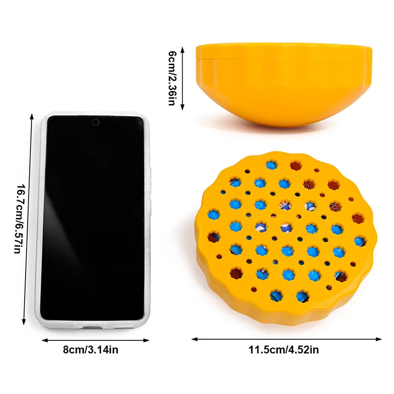 Kid's Marble Balance Board Game - Fun Wobble Stacking Challenge for Social and Logical Thinking!