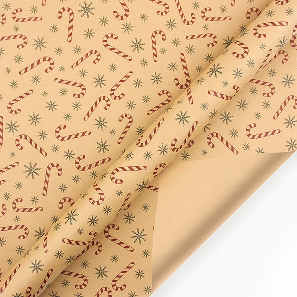 Retro Kraft DIY Wrapping Paper – Perfect for Parties, Birthdays, Weddings, and Christmas Gifts!