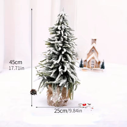 Mini Snow Fir Christmas Tree - Perfect Holiday Decoration for Restaurants and Bars