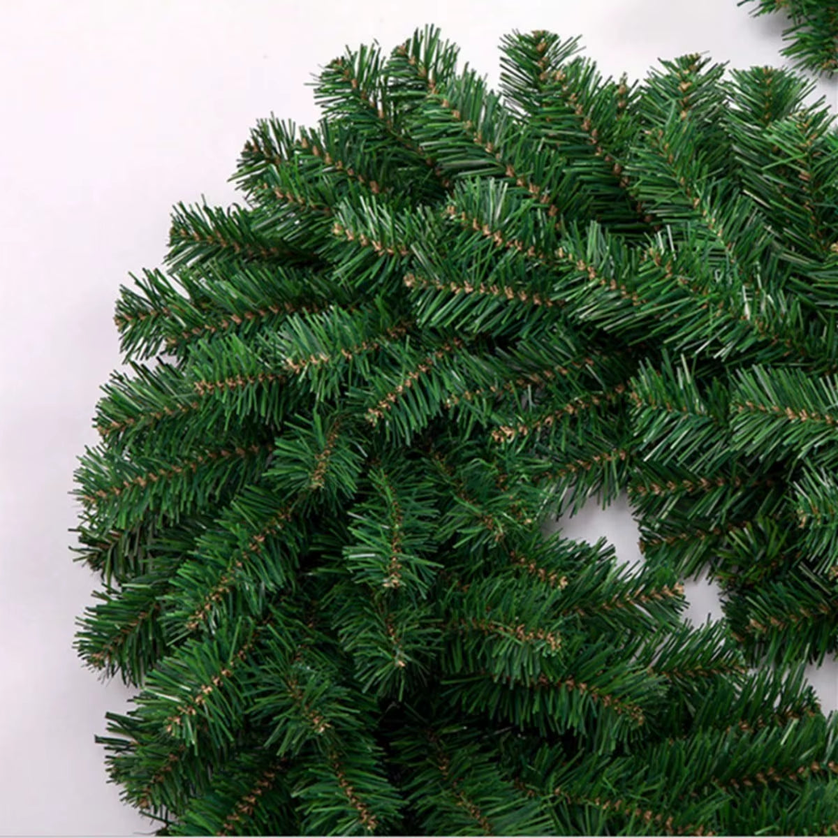 2.7M Festive Artificial Rattan Wreath with Pine Tree - Perfect Christmas Decoration for Kids and Home