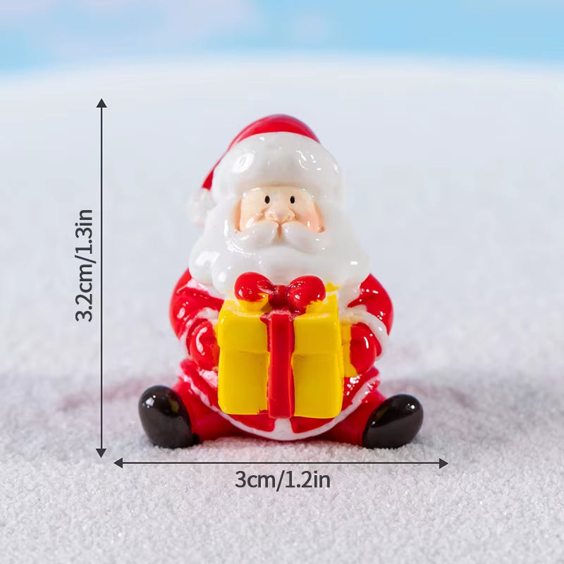 Festive Santa Claus Statue - Perfect Desk & Home Ornament for Christmas Cheer!