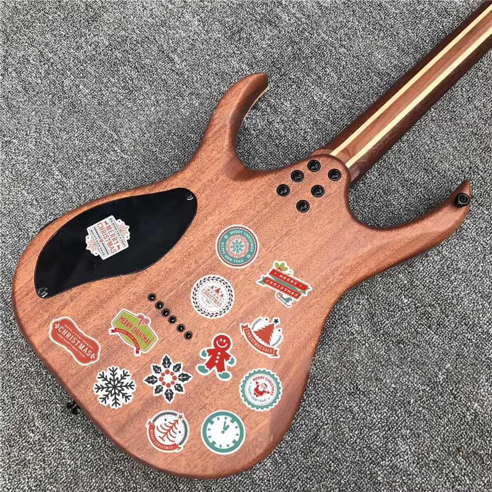 45PCS Adorable Christmas Stickers - Snowman, Santa Claus & Gingerbread Man for Festive Celebrations!