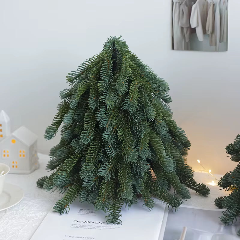 Elegant Simulated Noble Pine Christmas Tree - Perfect Indoor Decor for Home, Restaurants, and Hotels