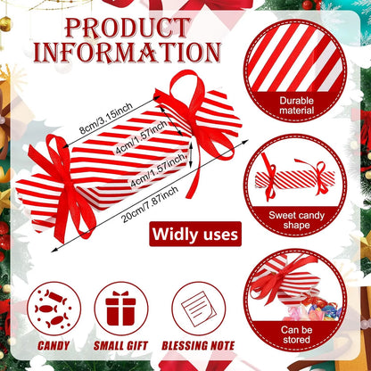 Festive DIY Candy Box for Christmas - Perfect for Sweets, Chocolates, and Cookies! Ideal Party Gift & Wedding Decoration!