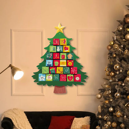 DIY Christmas Tree Advent Calendar - Fill with Surprises for 24 Festive Days!