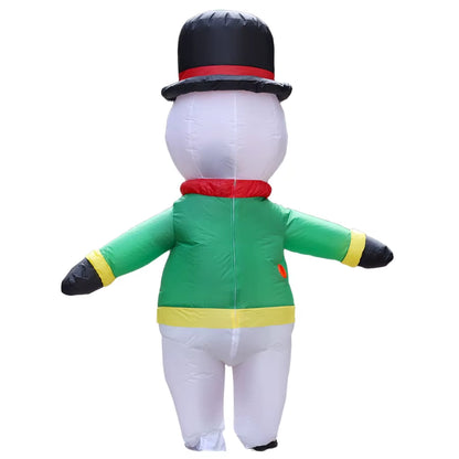 Hilarious Inflatable Christmas Costumes - Santa, Reindeer, Snowman & Christmas Tree for Adults - Perfect for Halloween & Carnival Parties!