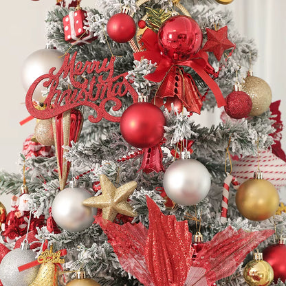 36Pcs 3CM Christmas Balls - Festive Tree Ornaments for Home Decor & Party - Perfect 2025 New Year Gifts!