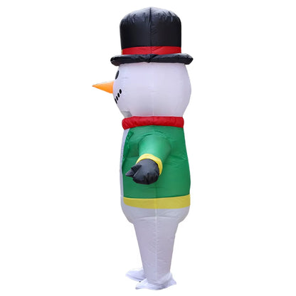 Hilarious Inflatable Christmas Costumes - Santa, Reindeer, Snowman & Christmas Tree for Adults - Perfect for Halloween & Carnival Parties!