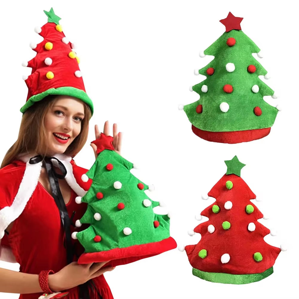 Funny Christmas Tree Beanie Hat - Perfect Holiday Gift for Kids & Festive New Year Parties!