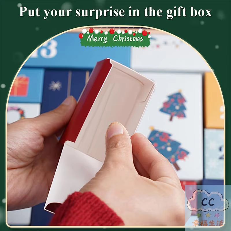 Craft Your Own Magical Countdown: Unique DIY Christmas Advent Calendar with 24 Empty Cardboard Boxes!