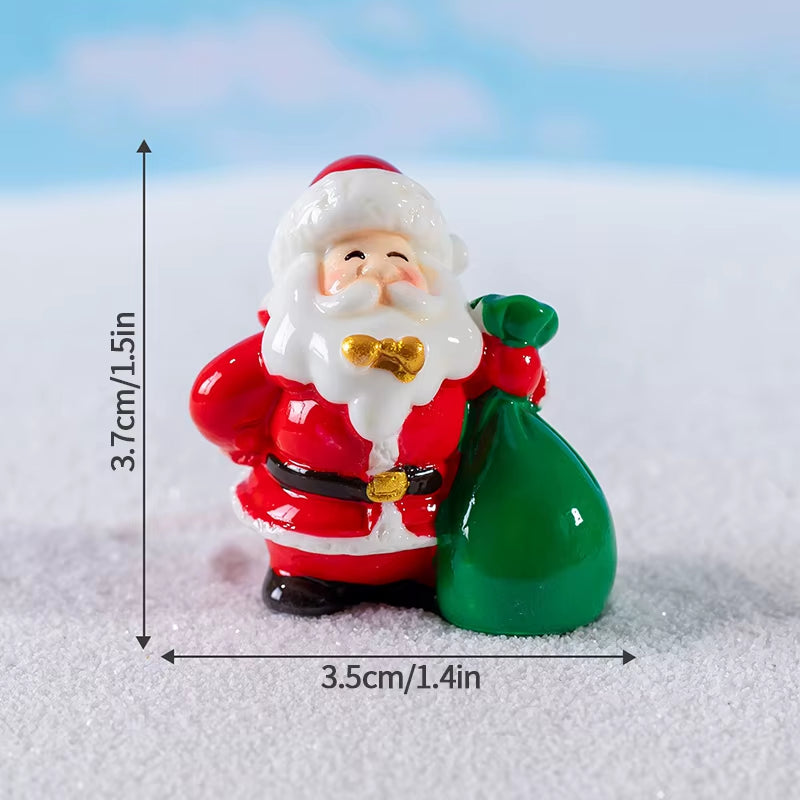 Festive Santa Claus Statue - Perfect Desk & Home Ornament for Christmas Cheer!