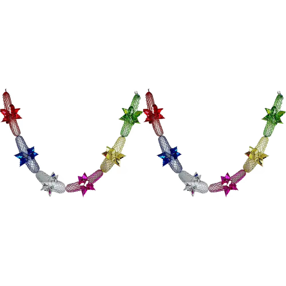 Stunning Christmas Foil Garland - Festive Ceiling Decorations for a Magical Holiday Party!